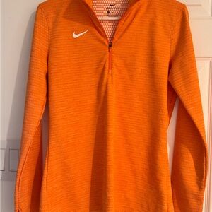 Nike Bright Orange Half-Zip Top